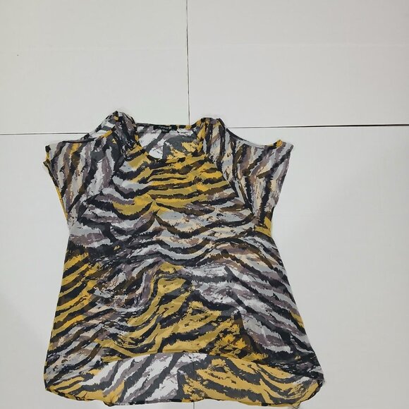 Forever 21 women's top sheer blouse size S/P. - Picture 4 of 12